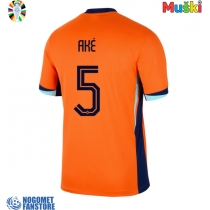 Nizozemska Nathan Ake #5 Domaci Dres EP 2024 Kratak Rukav